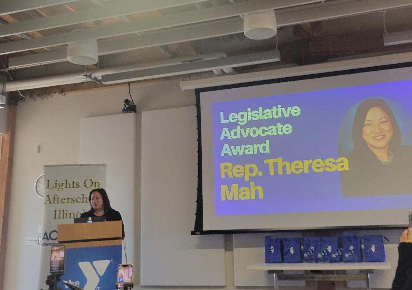 Rep. Theresa Mah speaks at ACT Now event for After School Programs